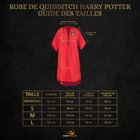 Robe de Quidditch Gryffondor personnalisable