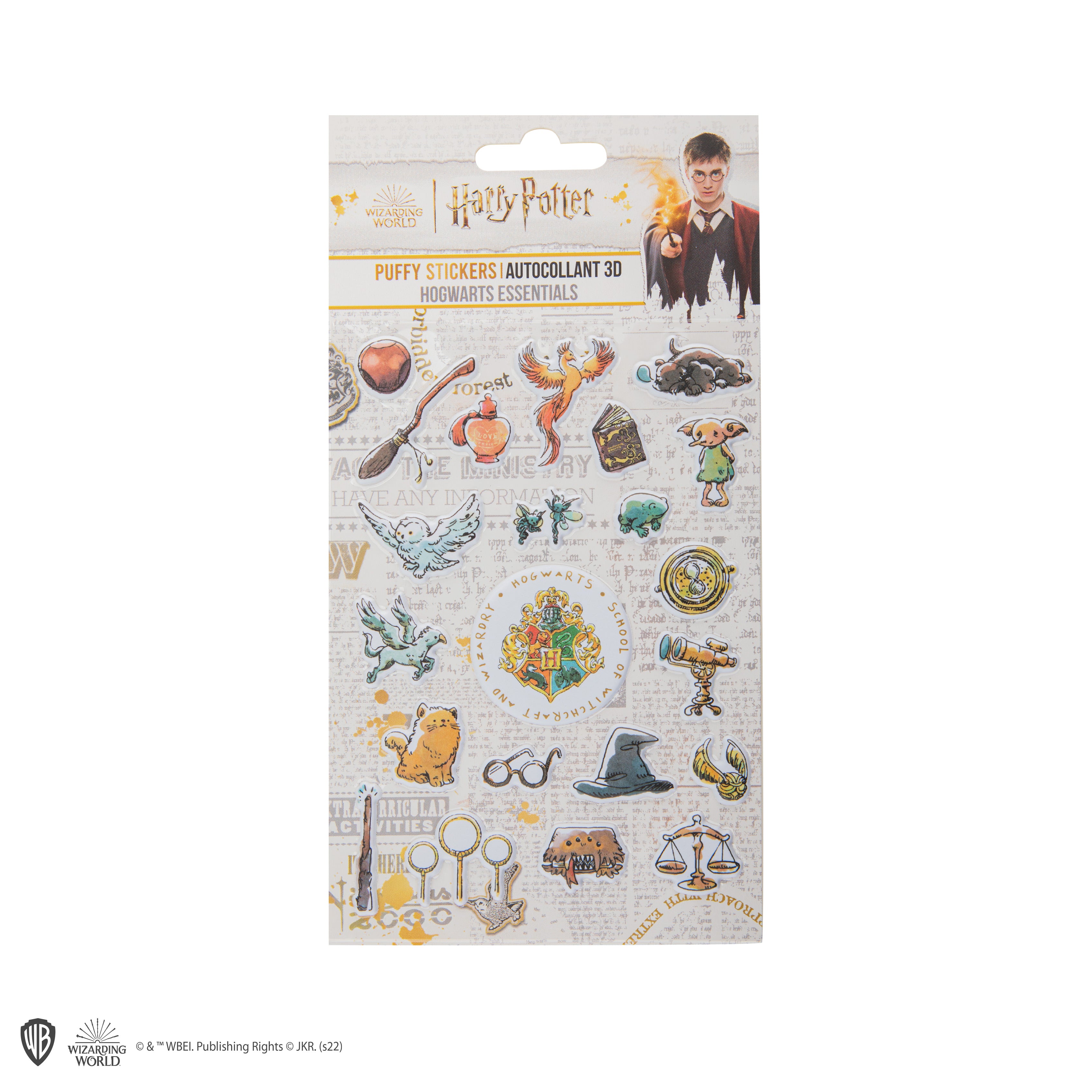 Autocollants 3D Indispensables de Poudlard, Harry Potter