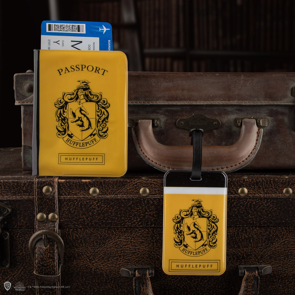 Étiquette à bagage & Couverture de passeport Poufsouffle