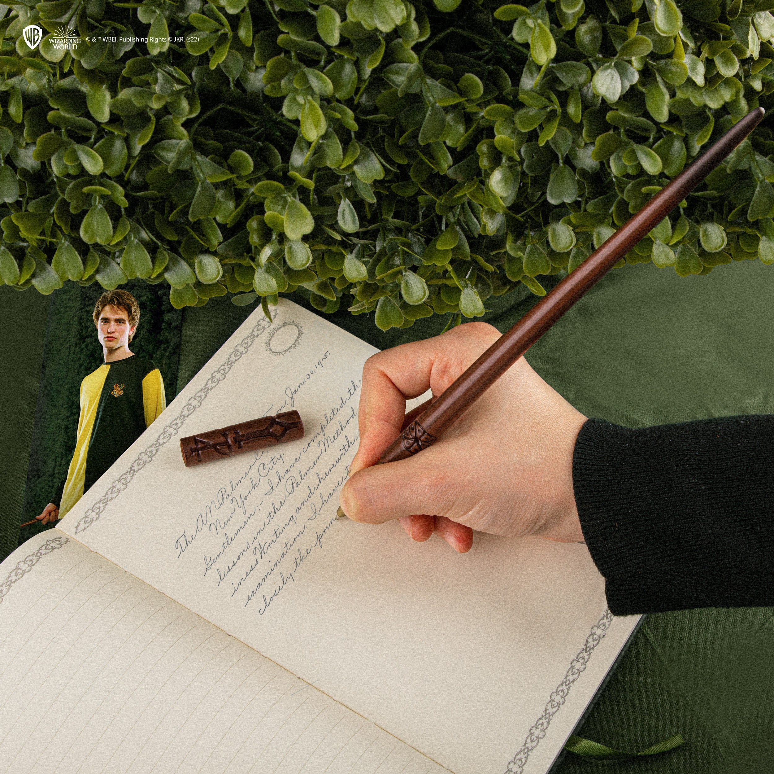 Stylo baguette avec socle & marque-page lenticulaire Harry Potter –  Cinereplicas France