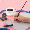 Stylo baguette avec socle & marque-page lenticulaire Luna Lovegood