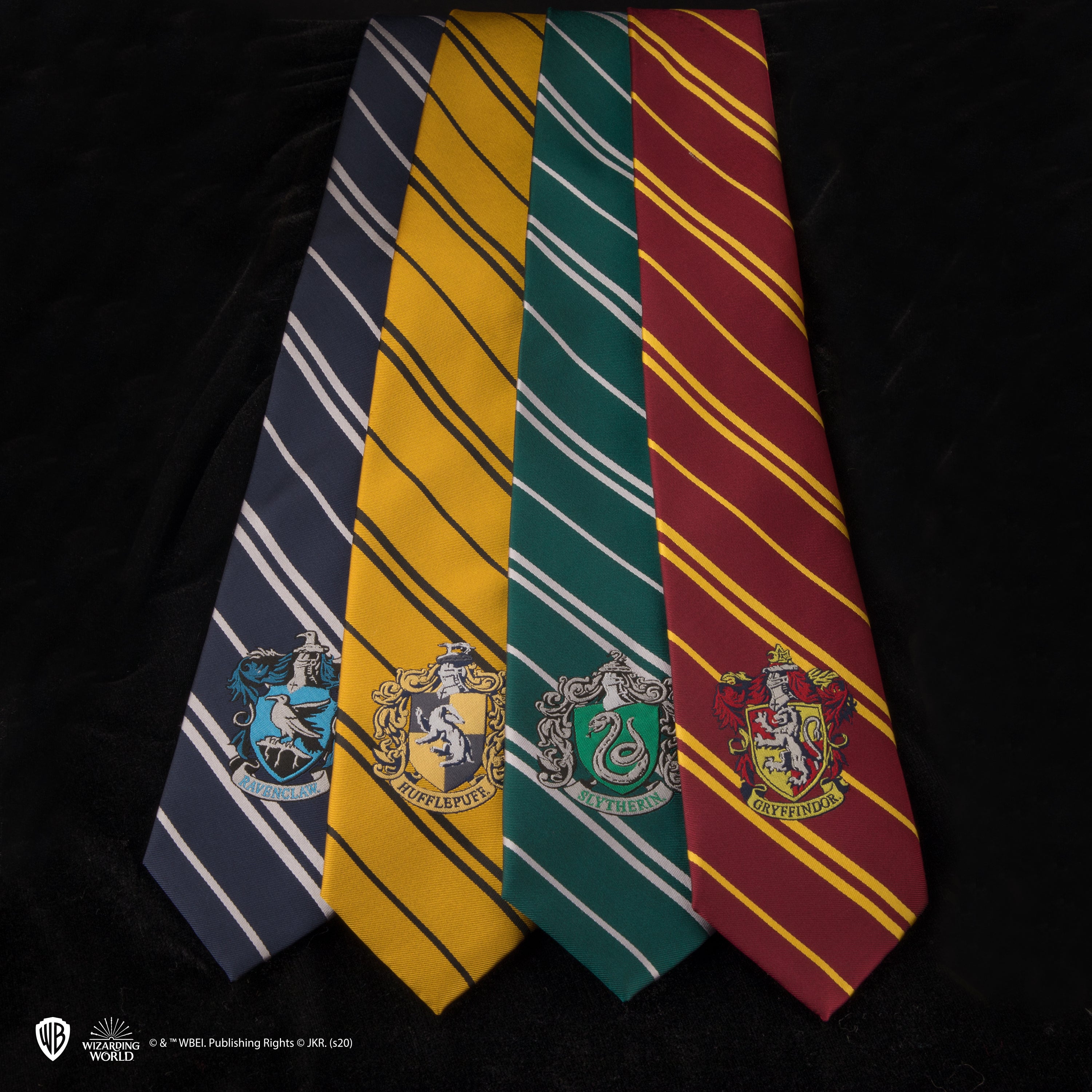 Cravate Poufsouffle 100% Soie - Harry Potter