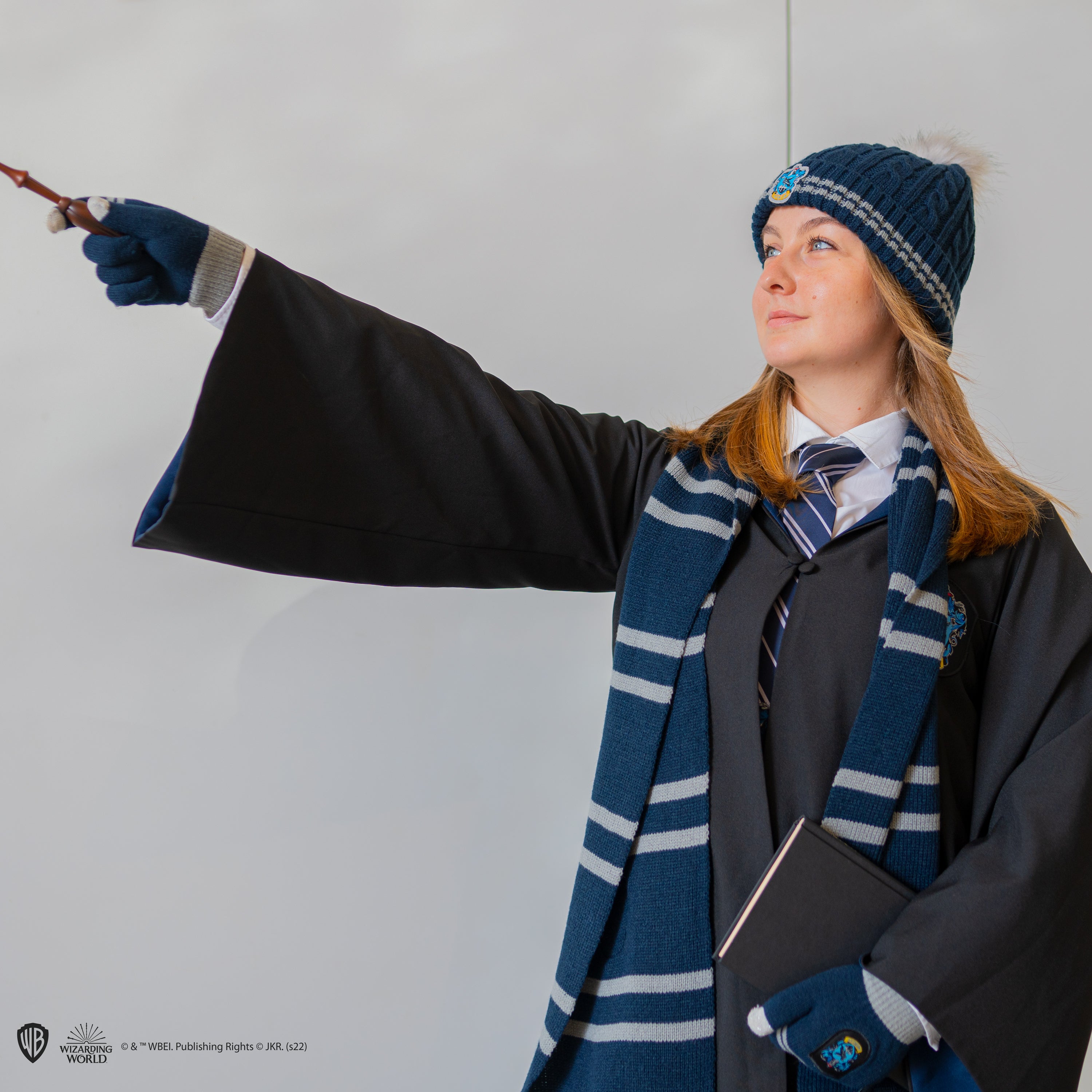 Écharpe Harry Potter Poudlard avec écusson pour adultes et enfants